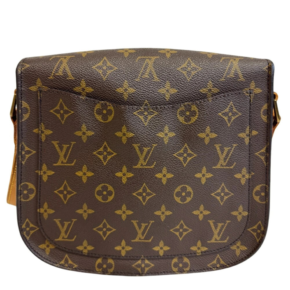 LOUIS VUITTON Saint Cloud Monogram Shoulder Bag Handbag Crossbody Brown